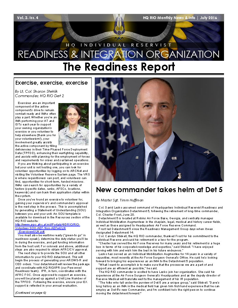 The Readiness Report cover